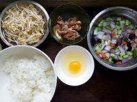 肉蔬炒饭的做法步骤1