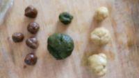 抹茶熊猫饼干的做法步骤5